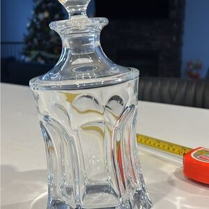 Stylish Clear Glass Decanter